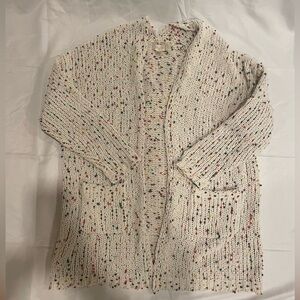 Altar’d State Open Knit Confetti Color Cardigan